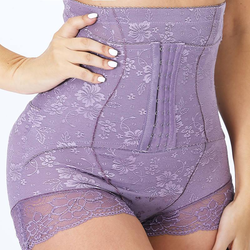 Women's Floral Lace Waist Shaper Panties