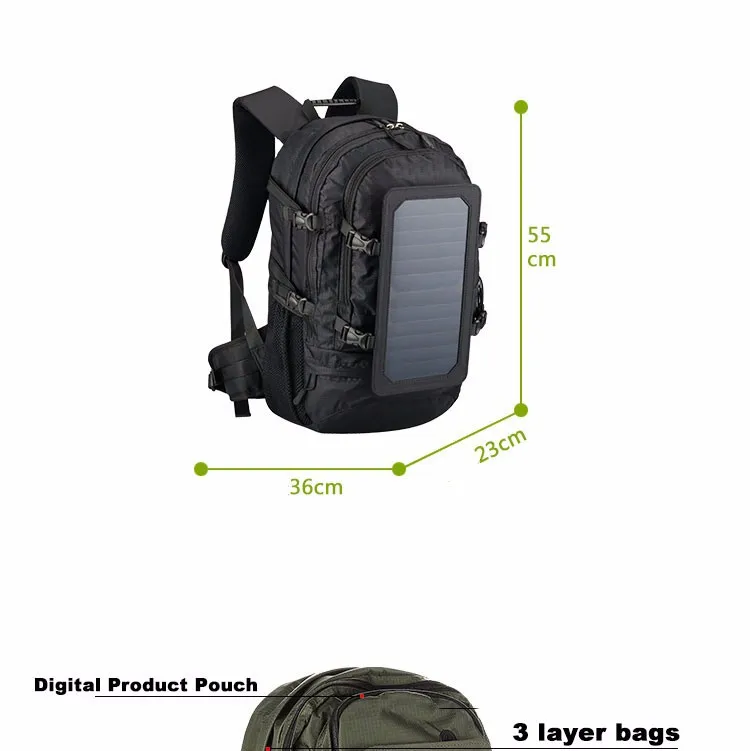 35L Climbing Solar Backpack