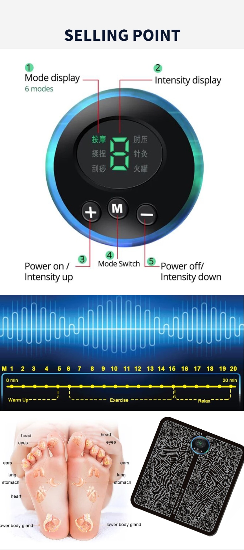 EMS Foot Massager