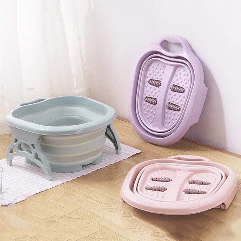 Portable Foldable Massage Foot Basin