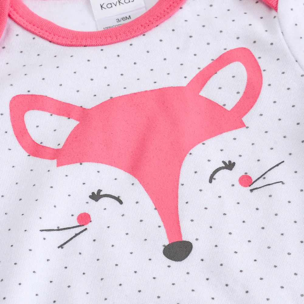 Printed Embroidered Romper For Infant