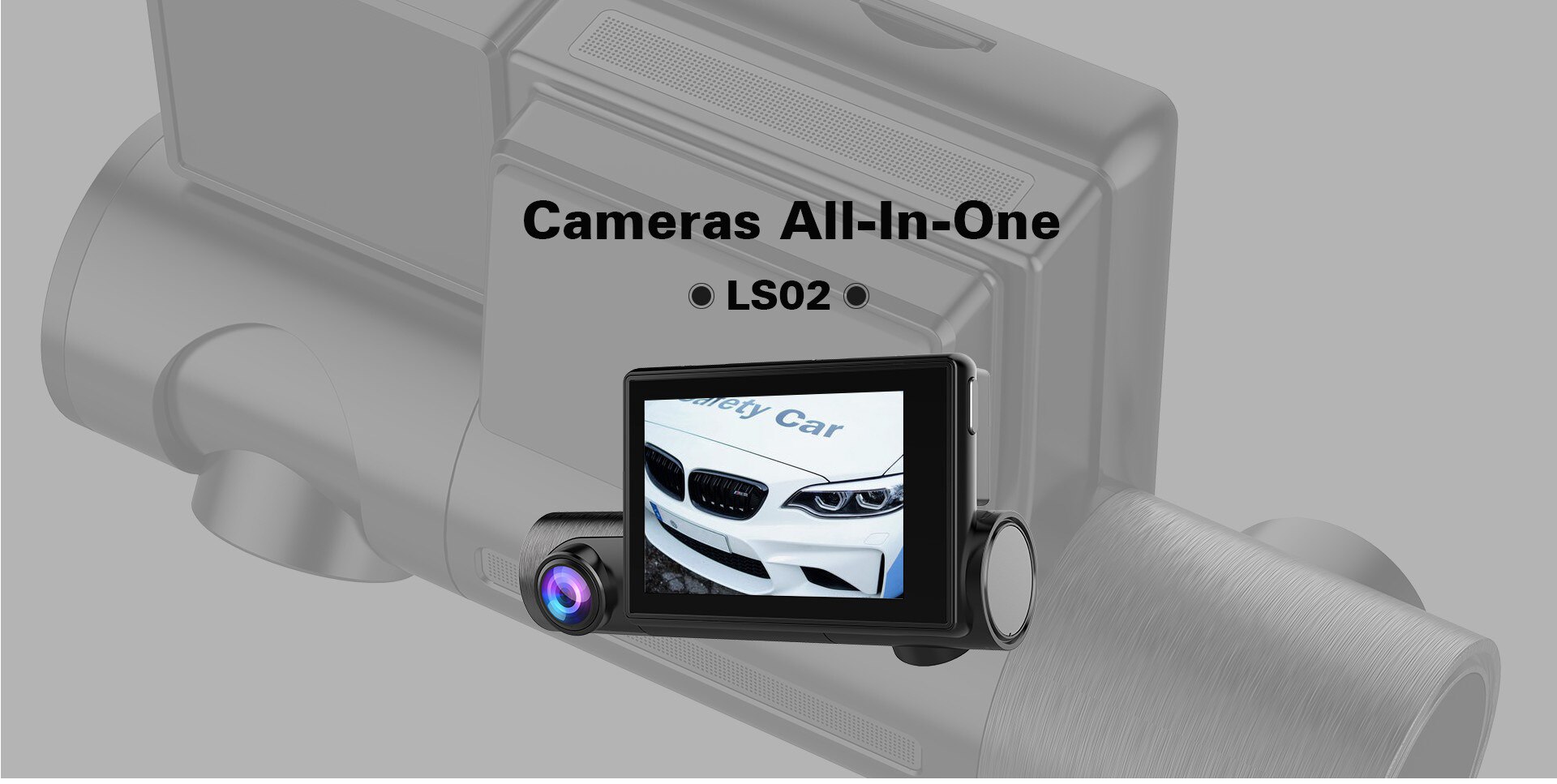 3.0 inch Touch Screen Dashcam with GPS