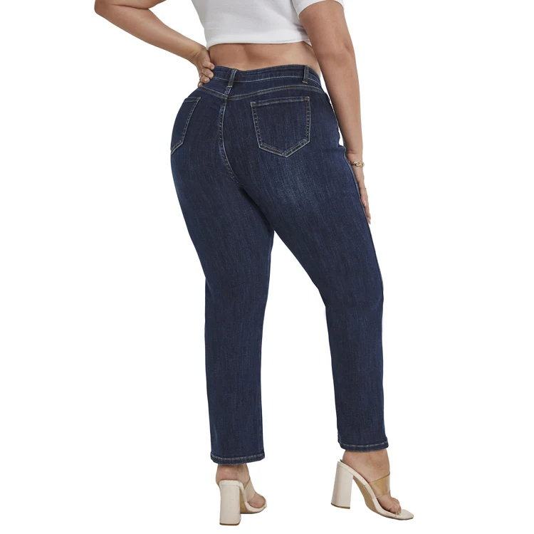 Female High Waisted Loose Jeans for Women