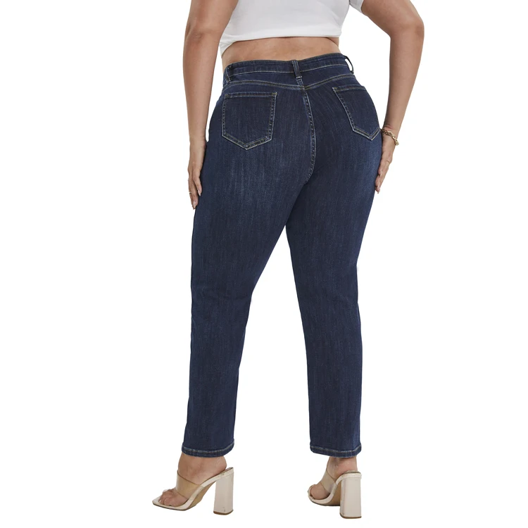 Female High Waisted Loose Jeans for Women