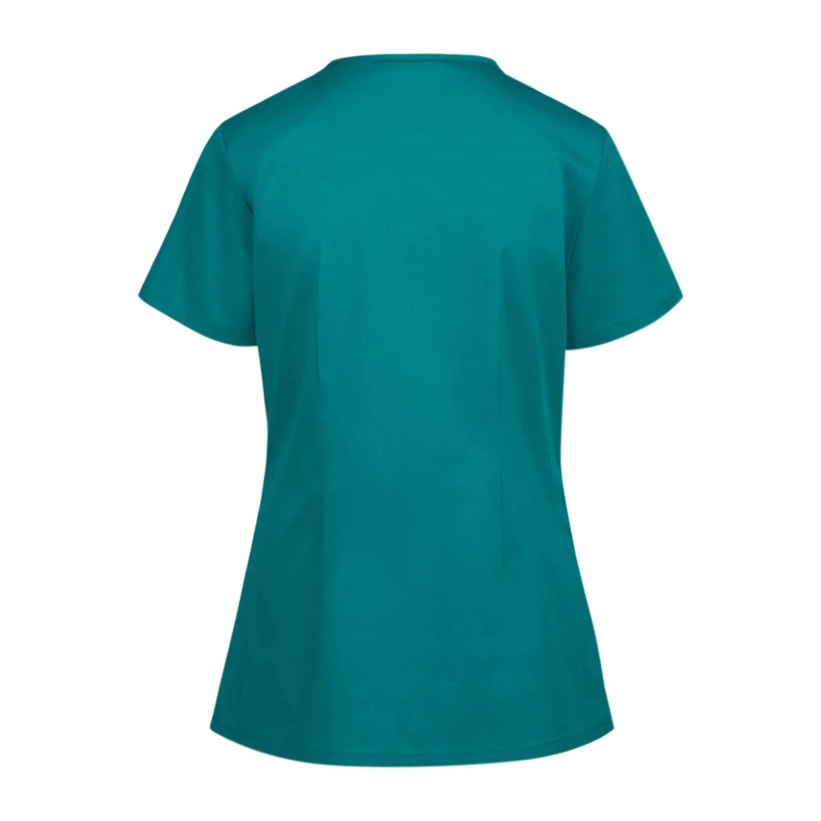 Women's Zipper Scrub Top