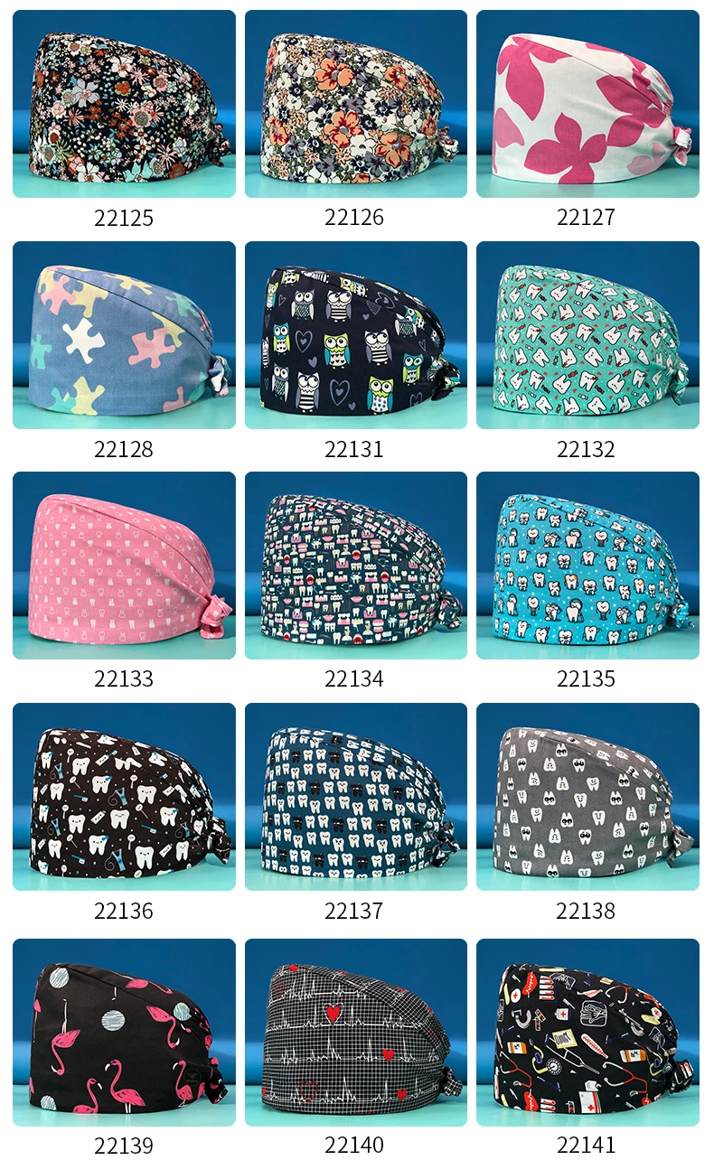 Cute Adjustable Scrub Hat