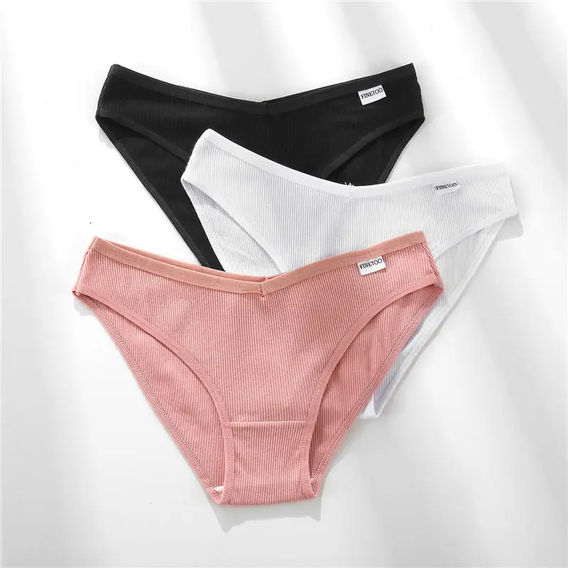 Women's Breathable Cotton Panties 4 Pcs Set