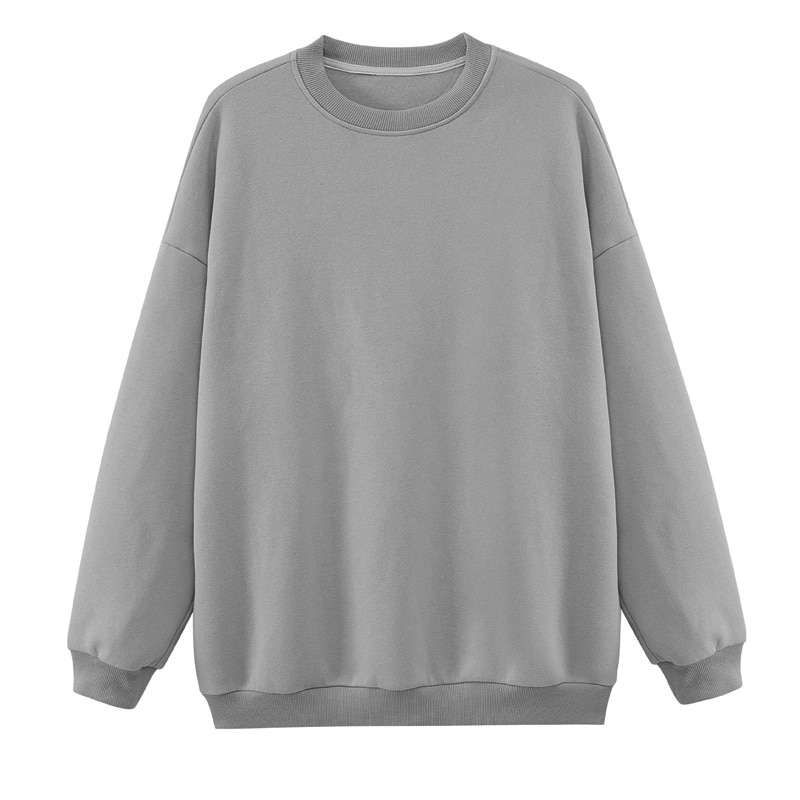 Gray Long Sweatshirt